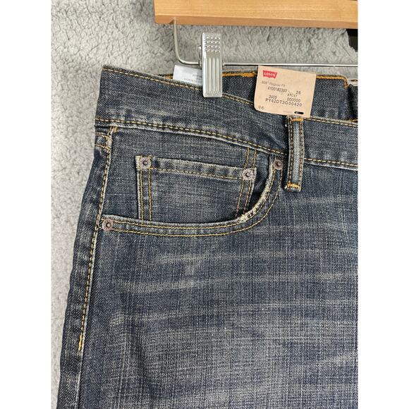 Levi’s‎ 505 Regular Fit Straight Leg Jeans 38x34 Men’s Blue Denim NWT - Picture 11 of 14